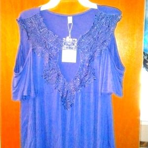 Royal blue dress shirt